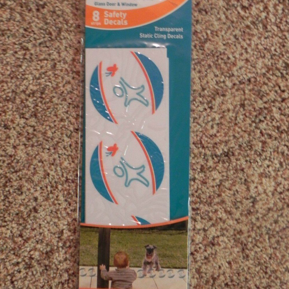 Dream Baby Safety Decals Glass Door Windows NEW